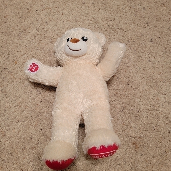 BAB Build-A-Bear Workshop National Teddy Bear Day 2019 Crème White - Picture 2 of 9